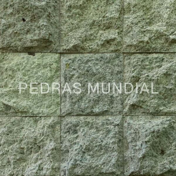 Pedra Hijau Rústica Para revestimento de parede externa