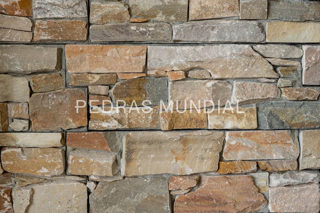 ESPANHA 1 Pedra Espanha aplicada como revestimento para fachada residencial