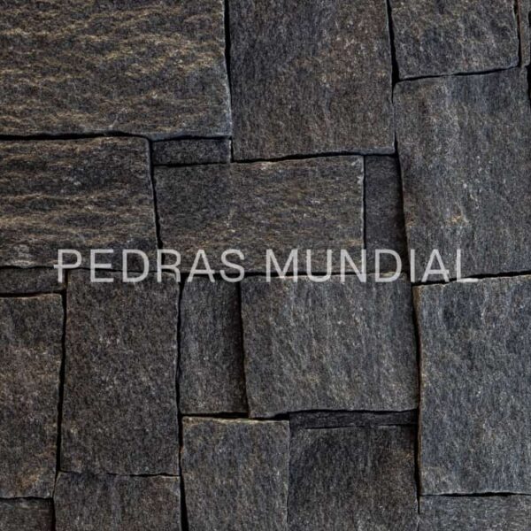 Pedra Malibu aplicada como pedra para parede