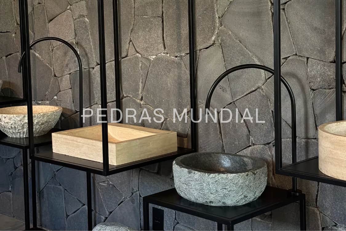 VULCANO 2 Revestimento de pedra Vulcano em parede interna