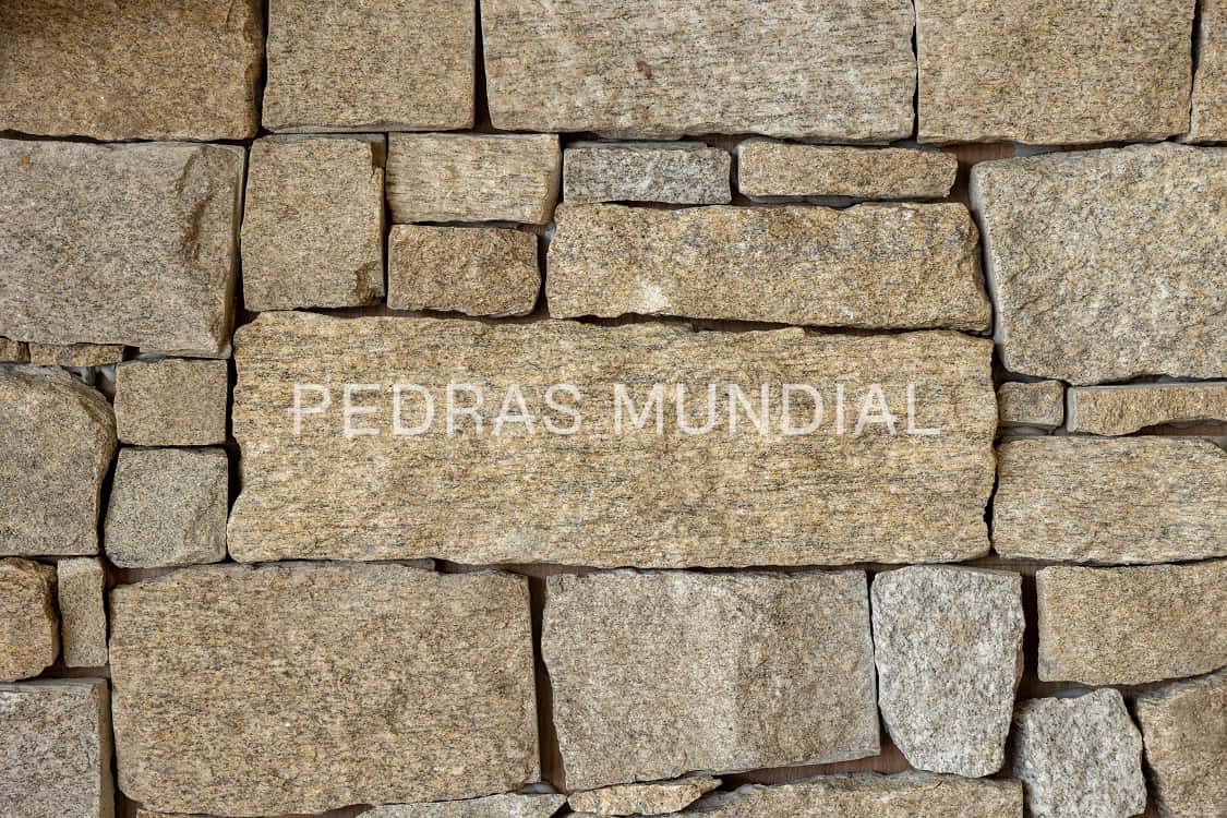 ESPANHA 12 Detalhe do Revestimento para Parede Pedra Espanha Tigre