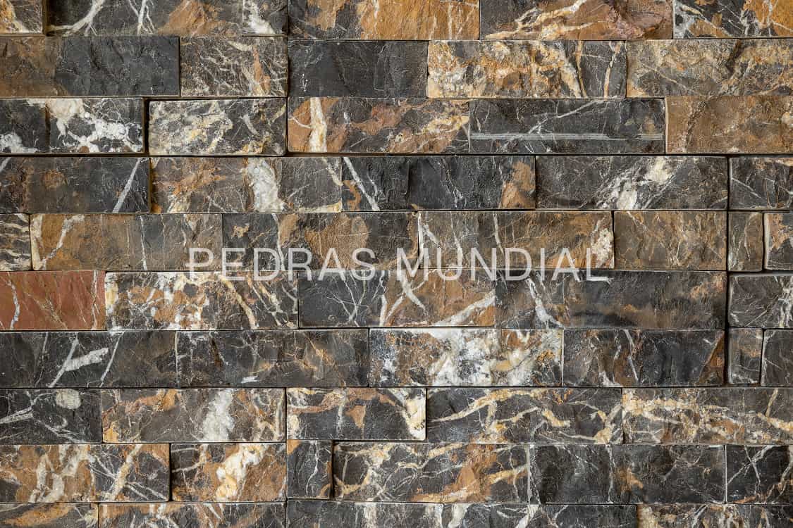 TETRIS 7 Detalhe da textura da Pedra Tetris nero