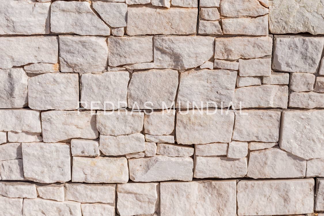 ESPANHA ORGÂNICA BRANCA 7 Detalhe da textura da pedra Espanha orgânica branca