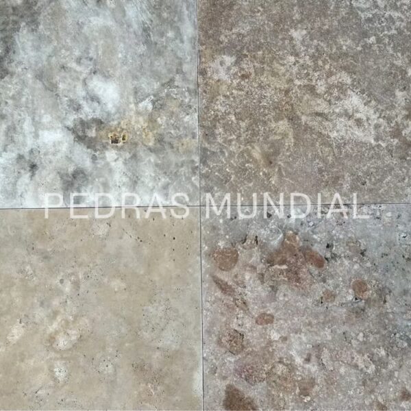 Revestimento para parede em Travertino Mix