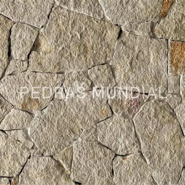 Pedra medieval orgânica aplicada para parede