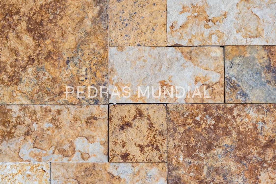 TOPÁZIO 1 Pedra topázio revestimento natural para parede interna