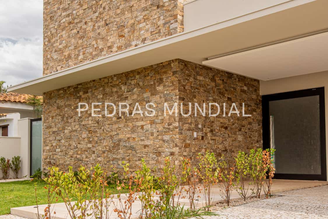 TETRIS FOREST 4 Placas pré-montadas Tetris Forest revestimento de pedra