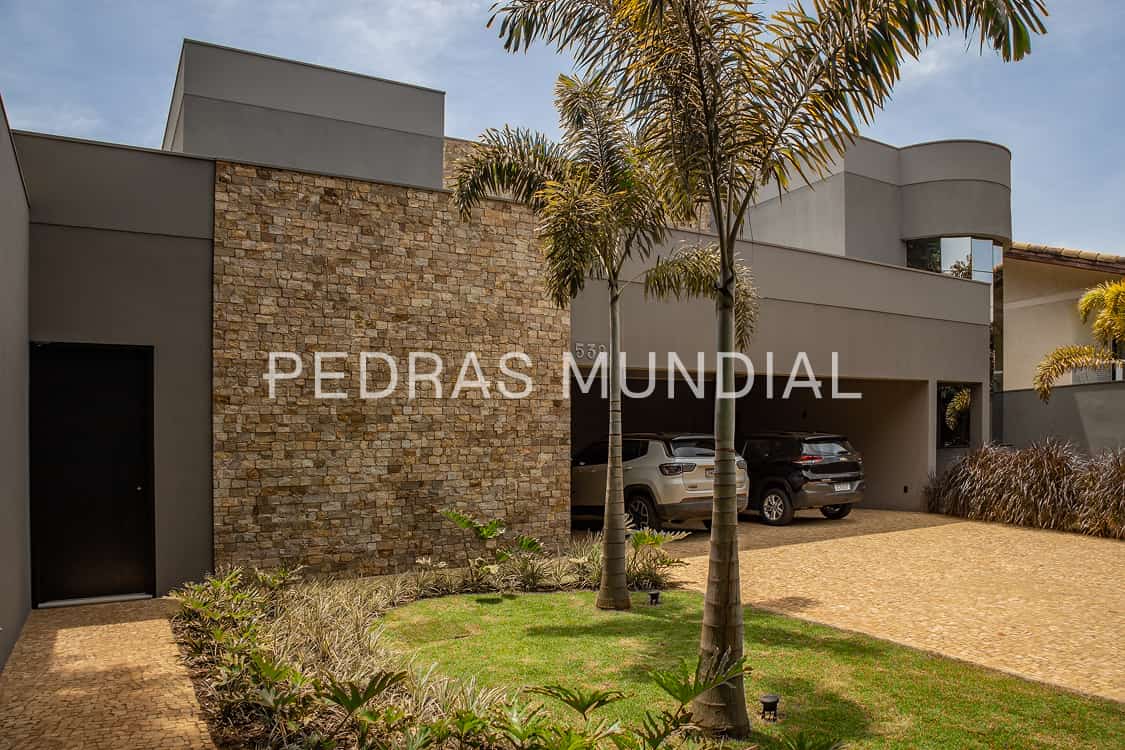 TETRIS FOREST 5 Pedra Tetris Forest aplicada como revestimento de pedra