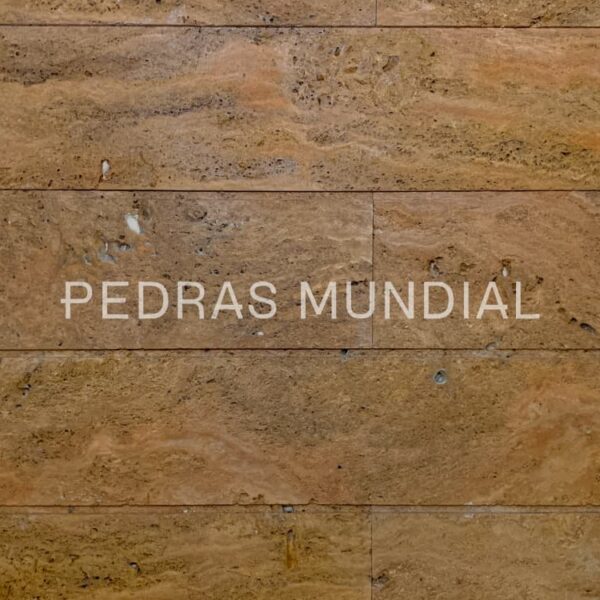 Travertino Antique Noce revestimento natural para parede